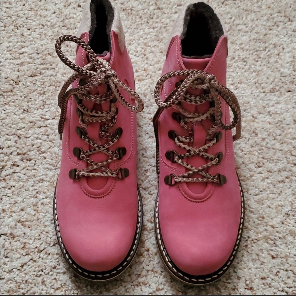 Bos and Co Suede/Leather boots. 38